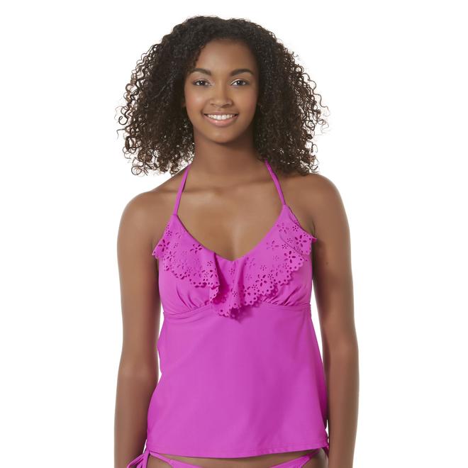 Joe Boxer Junior's PushUp Flutter Tankini Swim Top Kmart