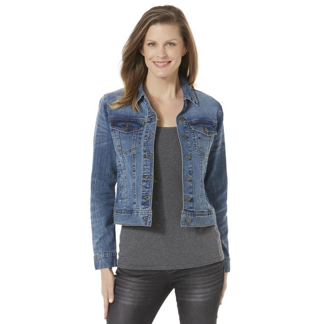 Basic Editions Women's Denim Jacket Vintage Kmart