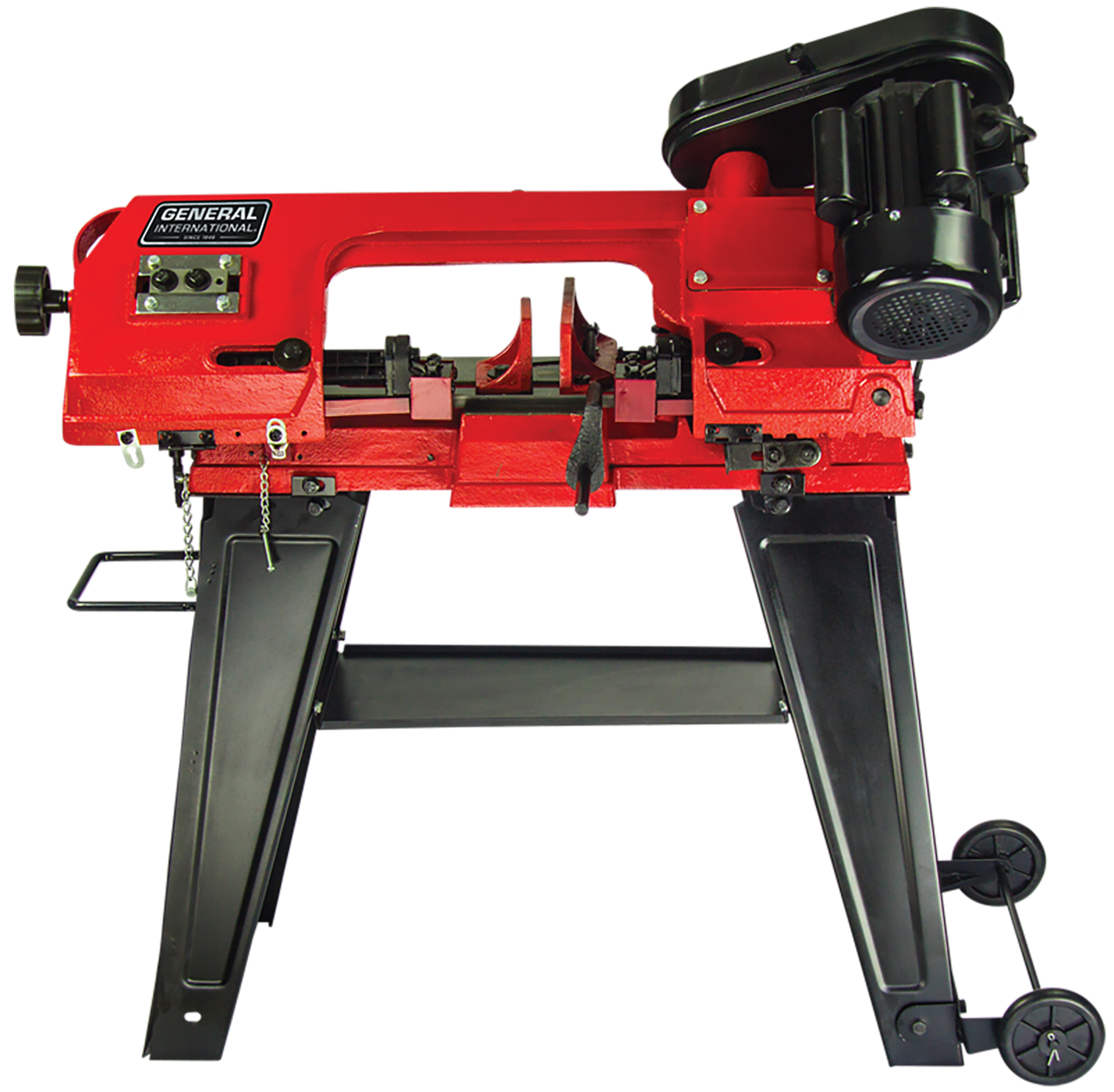 General International 4.5" 5A Metal cutting band saw with stand Shop