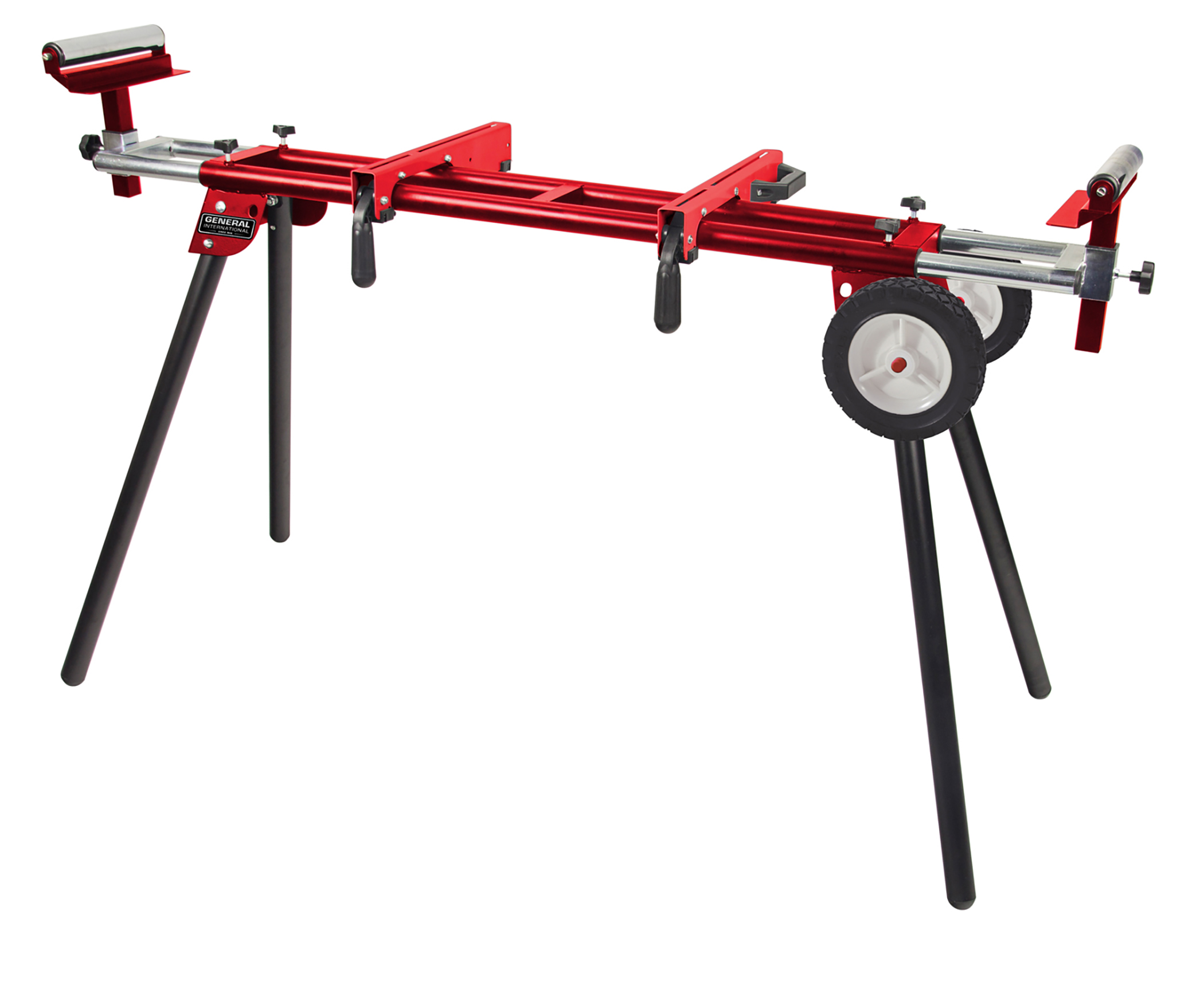 General International Universal Miter saw stand with solid 8" tires MS3102 Shop Your Way