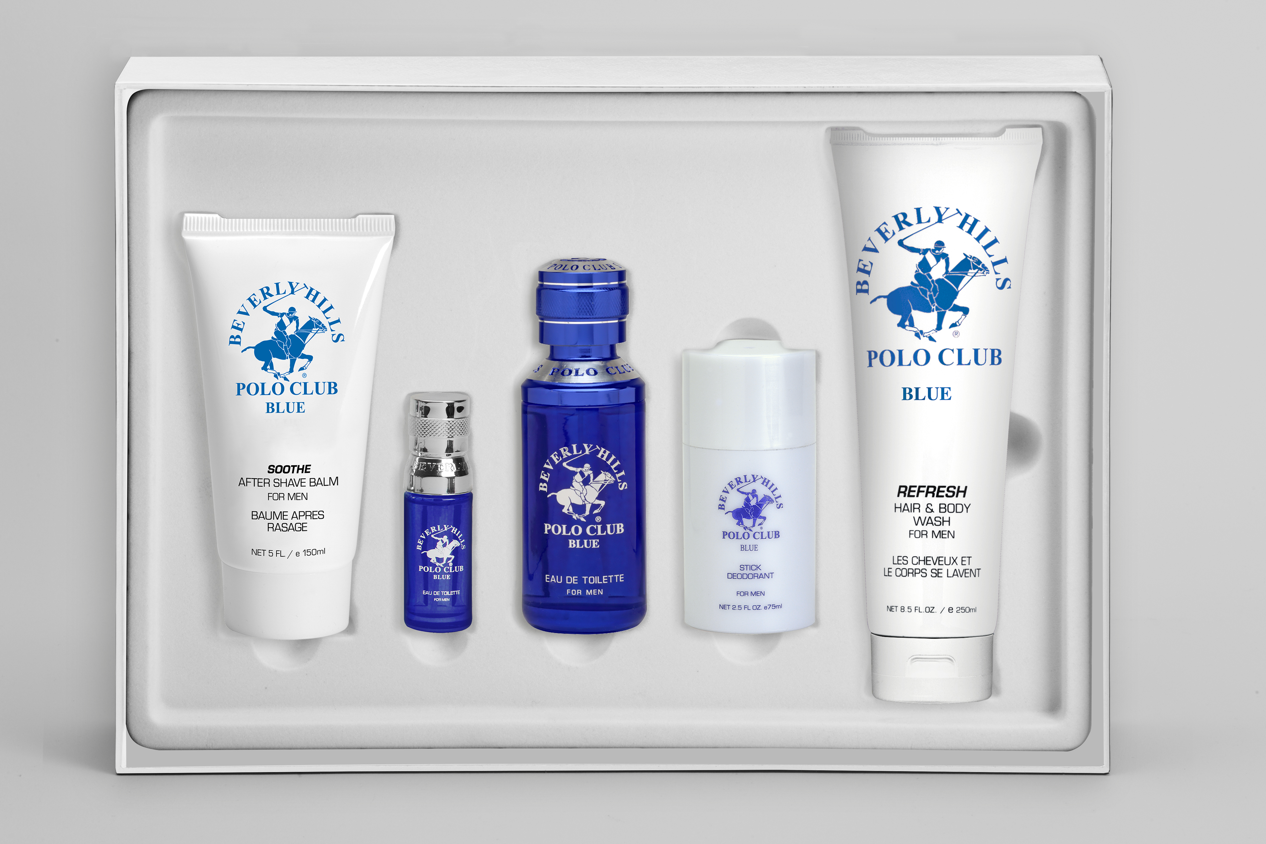 Beverly Hills Polo Club Men's 5Pc. Fragrance Set Blue Shop Your