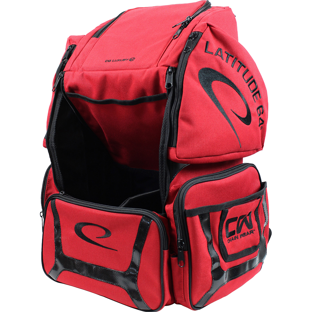 DG Luxury E2 Backpack Disc Golf Bag - Red/Black