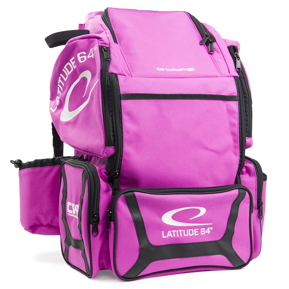 DG Luxury E3 Backpack Disc Golf Bag - Pink/Black