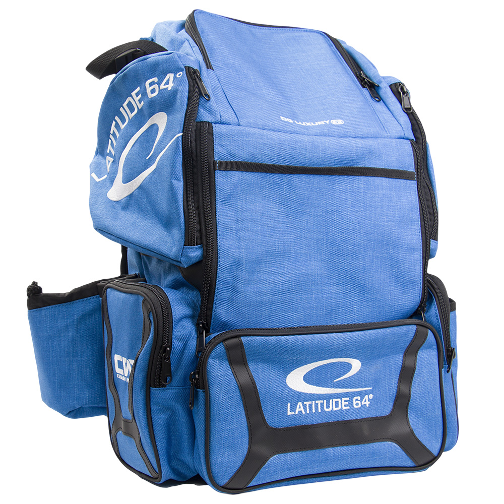 DG Luxury E3 Backpack Disc Golf Bag - Blue/Black