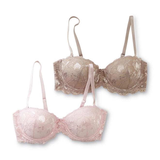 Simply Styled Women's 2Pack PushUp Bras Lace Sears