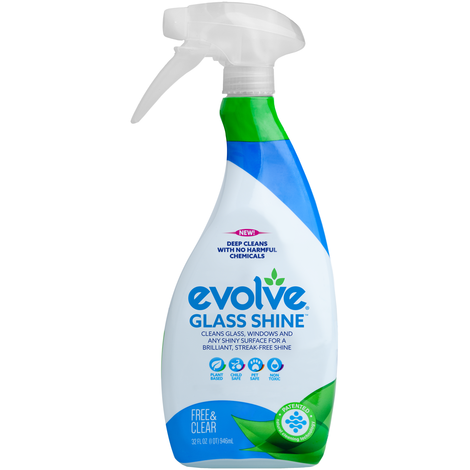 Evolve Glass Shine 32 Fl OZ Window and Glass Cleaner Shop Your Way