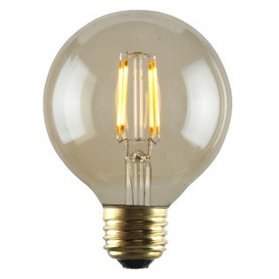 Luminance LED G25 Nostalgia Filament/Bathroom&Vanity Light Bulb