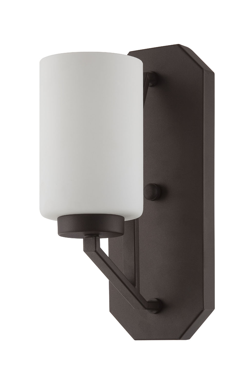 Luminance Axiom One Light Wall Sconce in Blackened Bronze