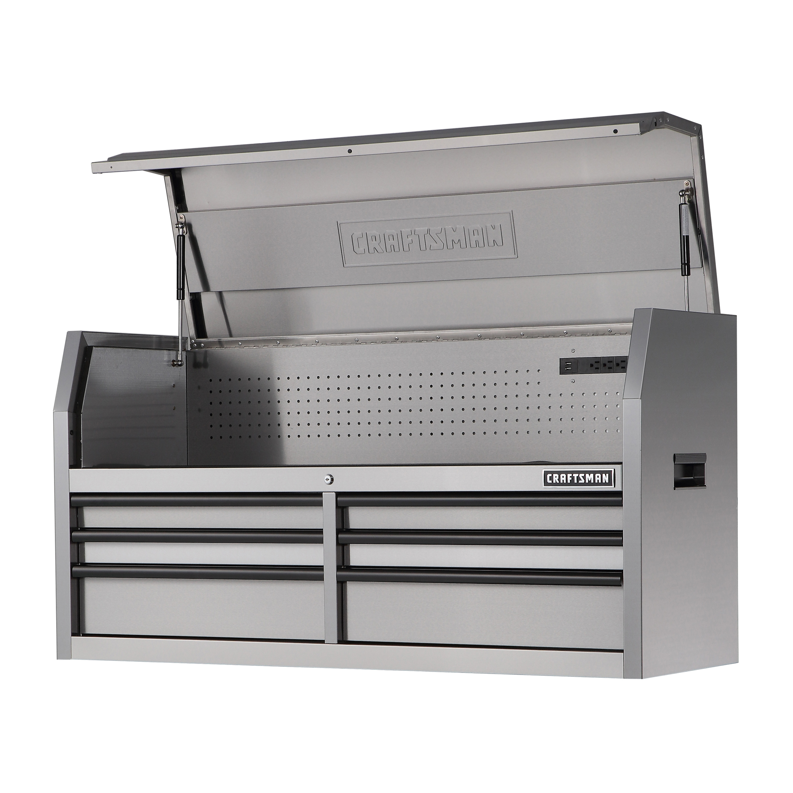 Craftsman NEW! 53Inch 6Drawer Stainless Steel Top Chest Shop Your