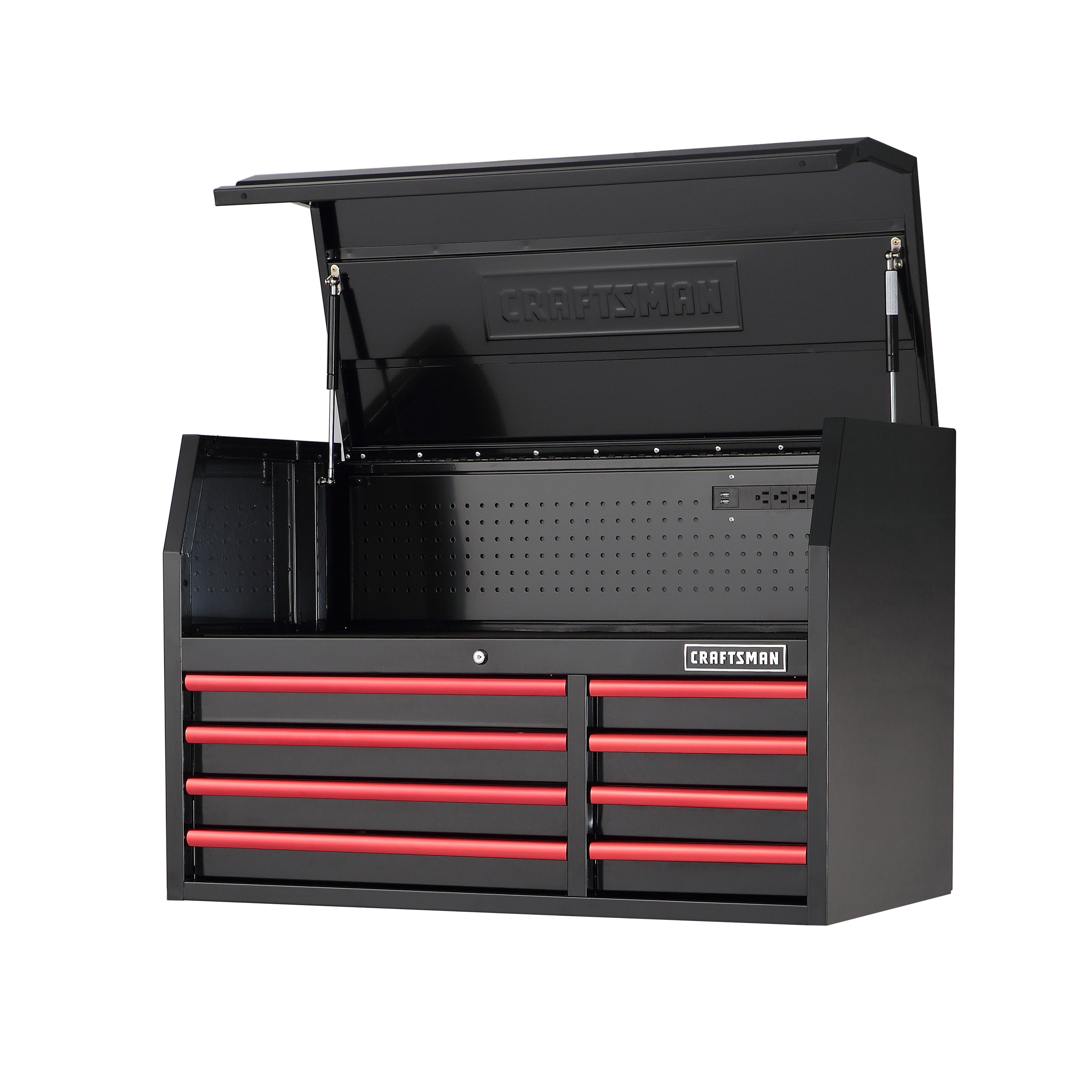 Craftsman 41Inch 8Drawer SoftClose Top Chest Black Shop Your Way