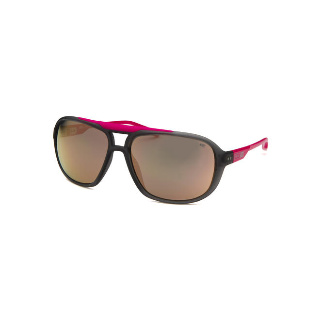 Nike Men's MDL 205 R Square Grey & Hot Pink Sunglasses