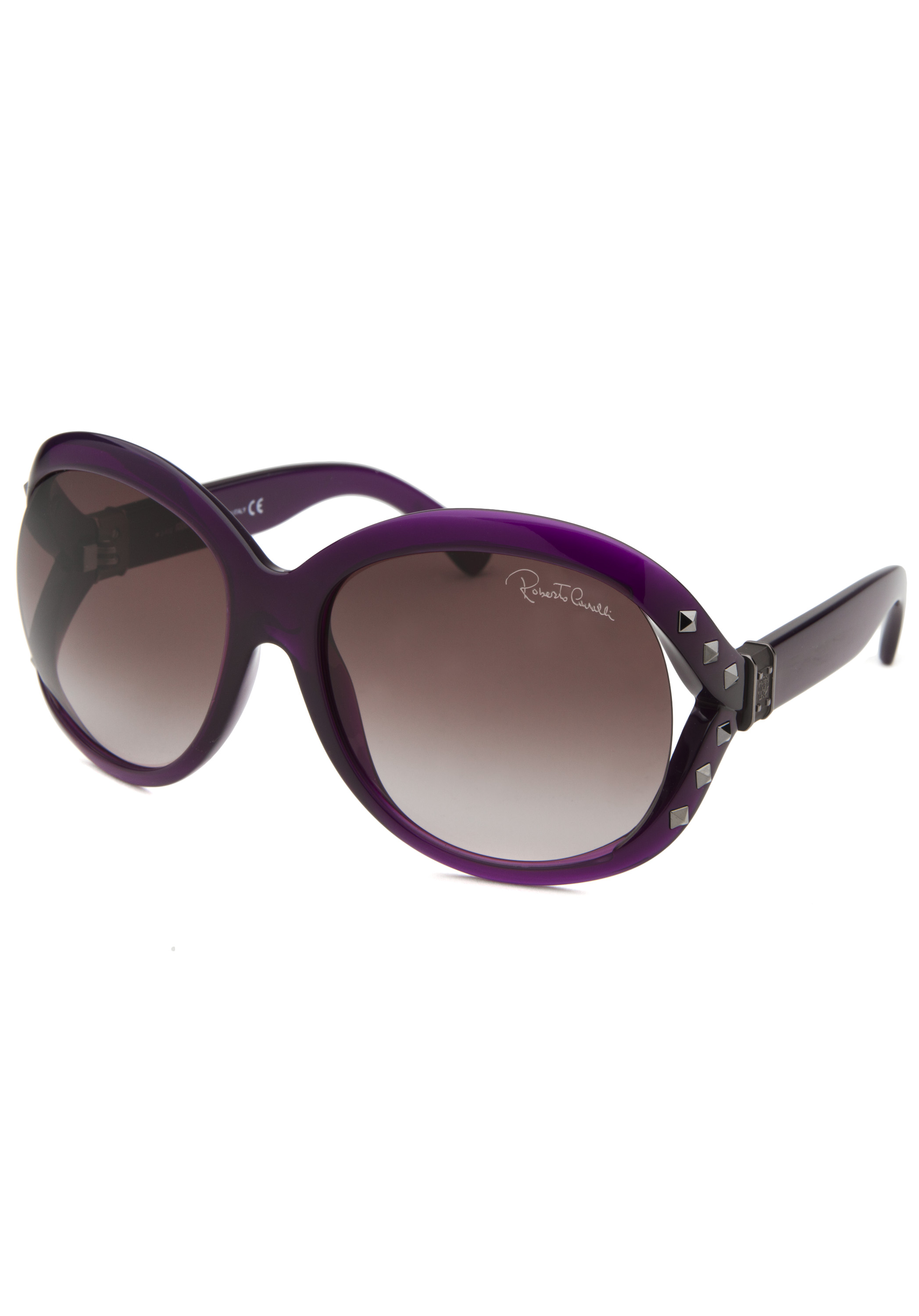 Roberto Cavalli Women's Balsamina Oversized Purple Sunglasses