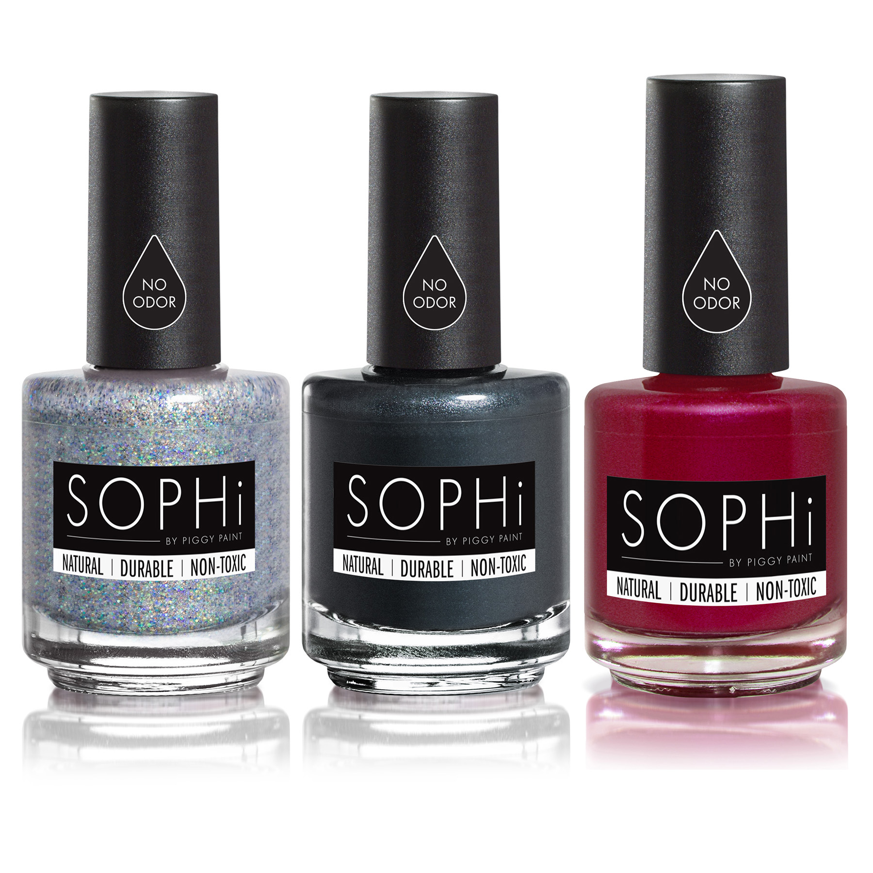 3 Non-toxic Nail Polishes; Date Knight, Out of the Cellar, Winking of You