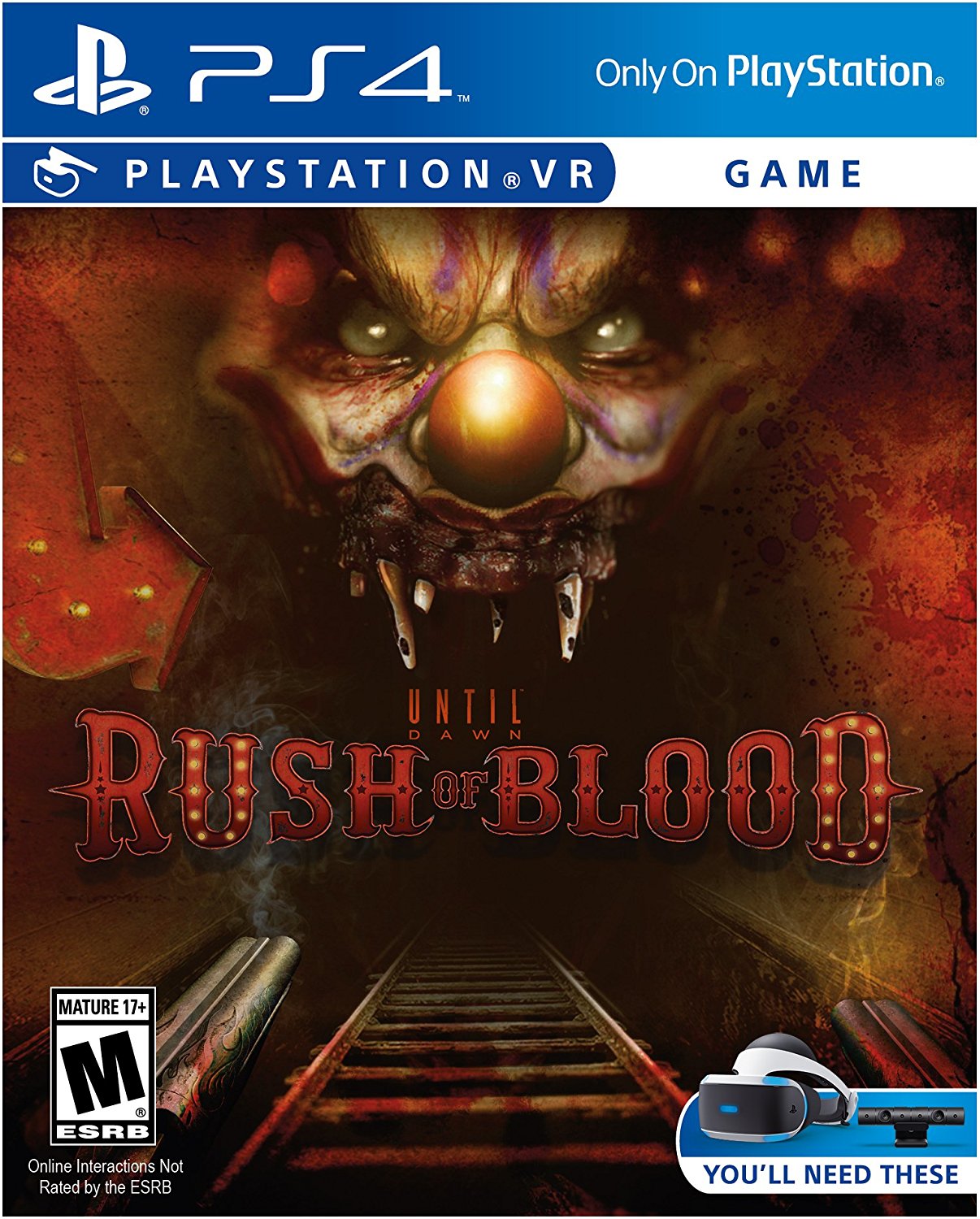 Until Dawn Rush of Blood for PlayStation VR