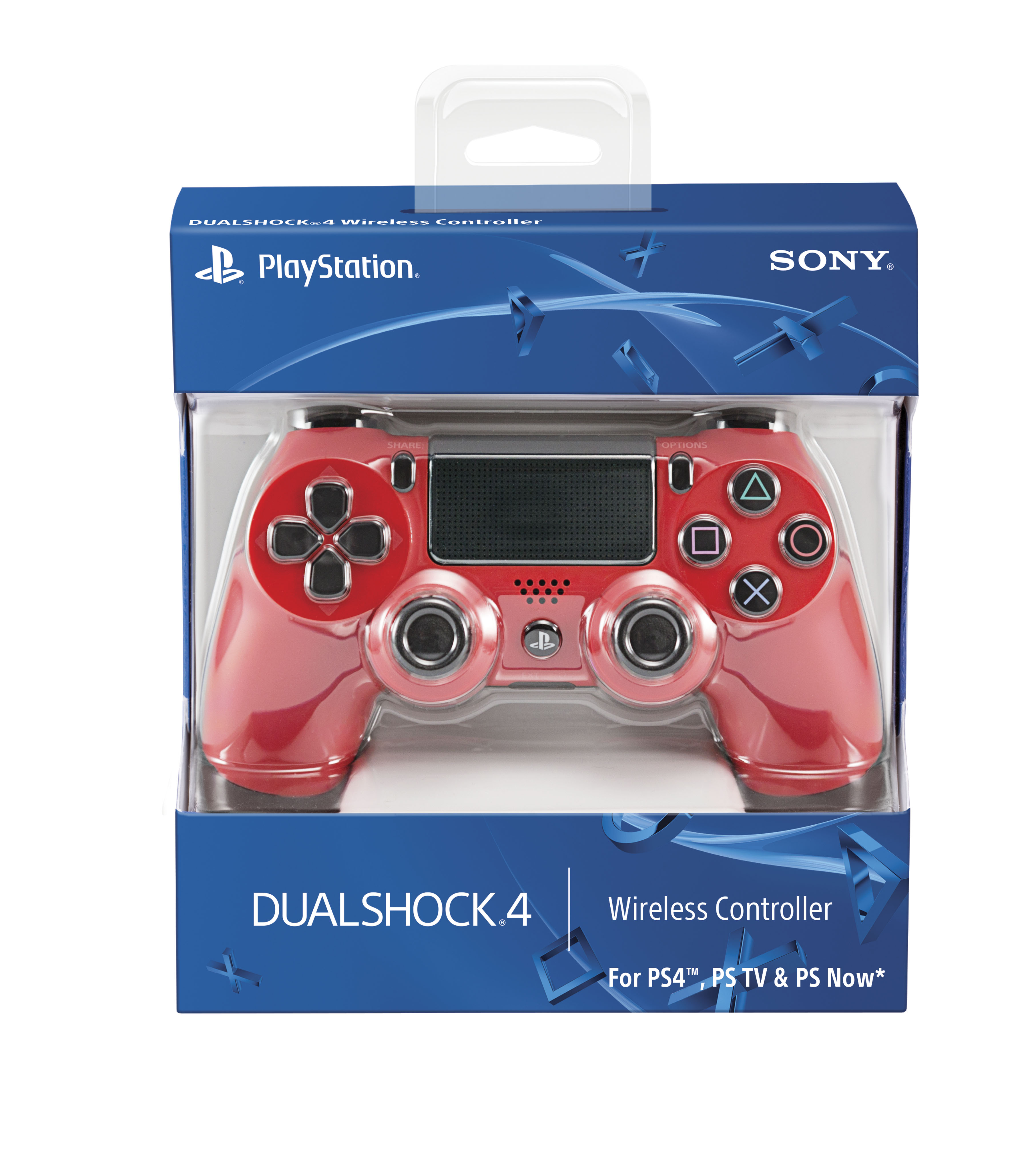 Sony PlayStation 4 (PS4) DualShock 4 Controller - Magma Red