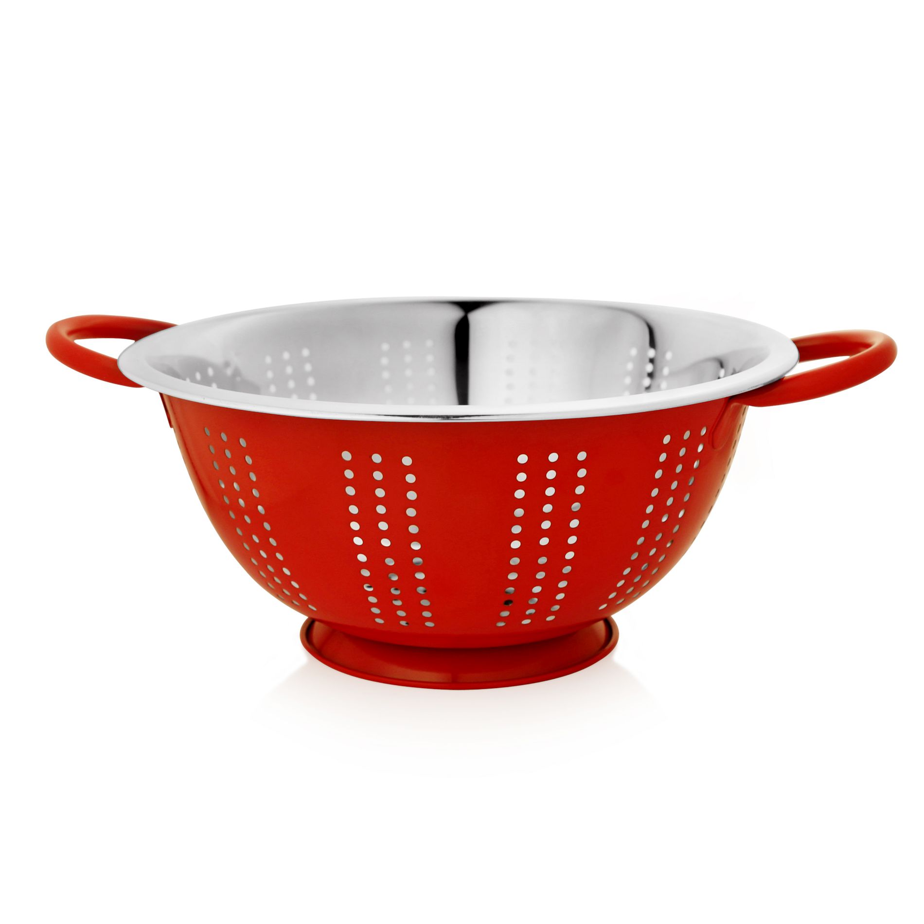 Stainless Steel Colander with Outside Color Shop Your Way Online