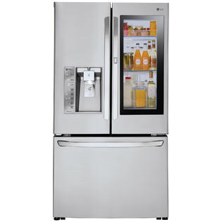 door lg instaview depth counter smartthinq refrigerator stainless steel