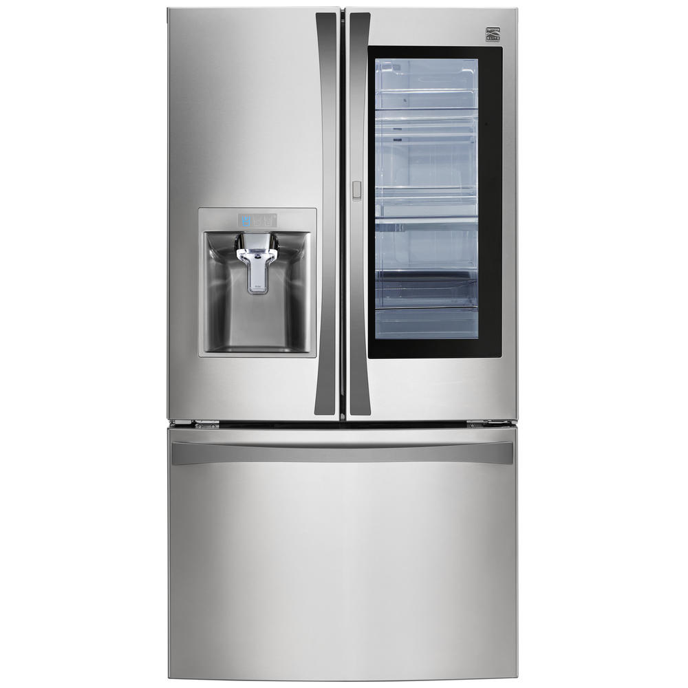 Kenmore Elite 74073 29 6 Cu Ft French Door Refrigerator W Preview Grab N Go Door Stainless