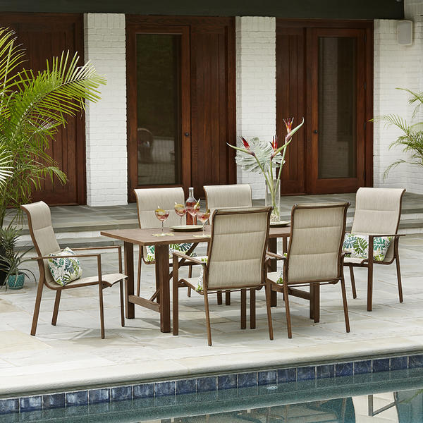 Sutton Rowe Cd762set Hermann 7 Piece Padded Sling Dining