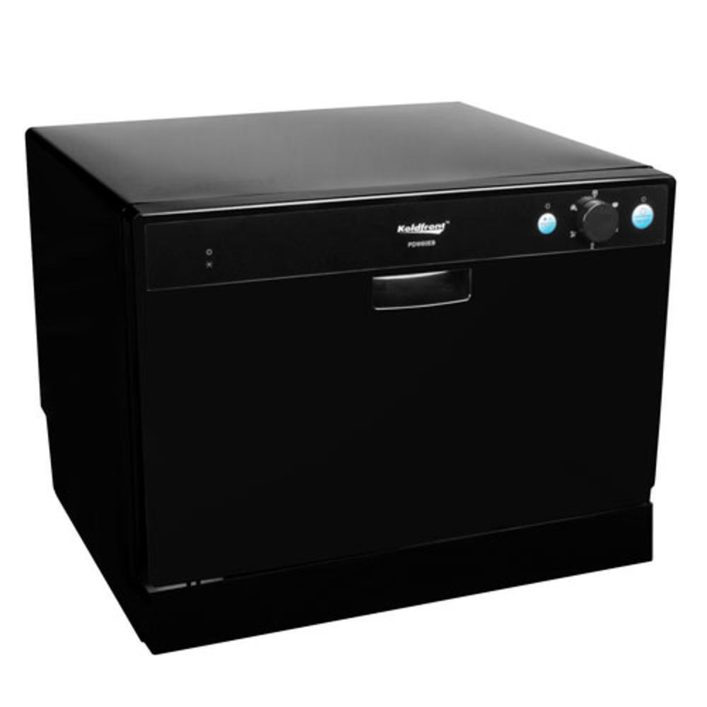 Koldfront PDW60EB  Countertop Dishwasher with 6 Place Setting - Black