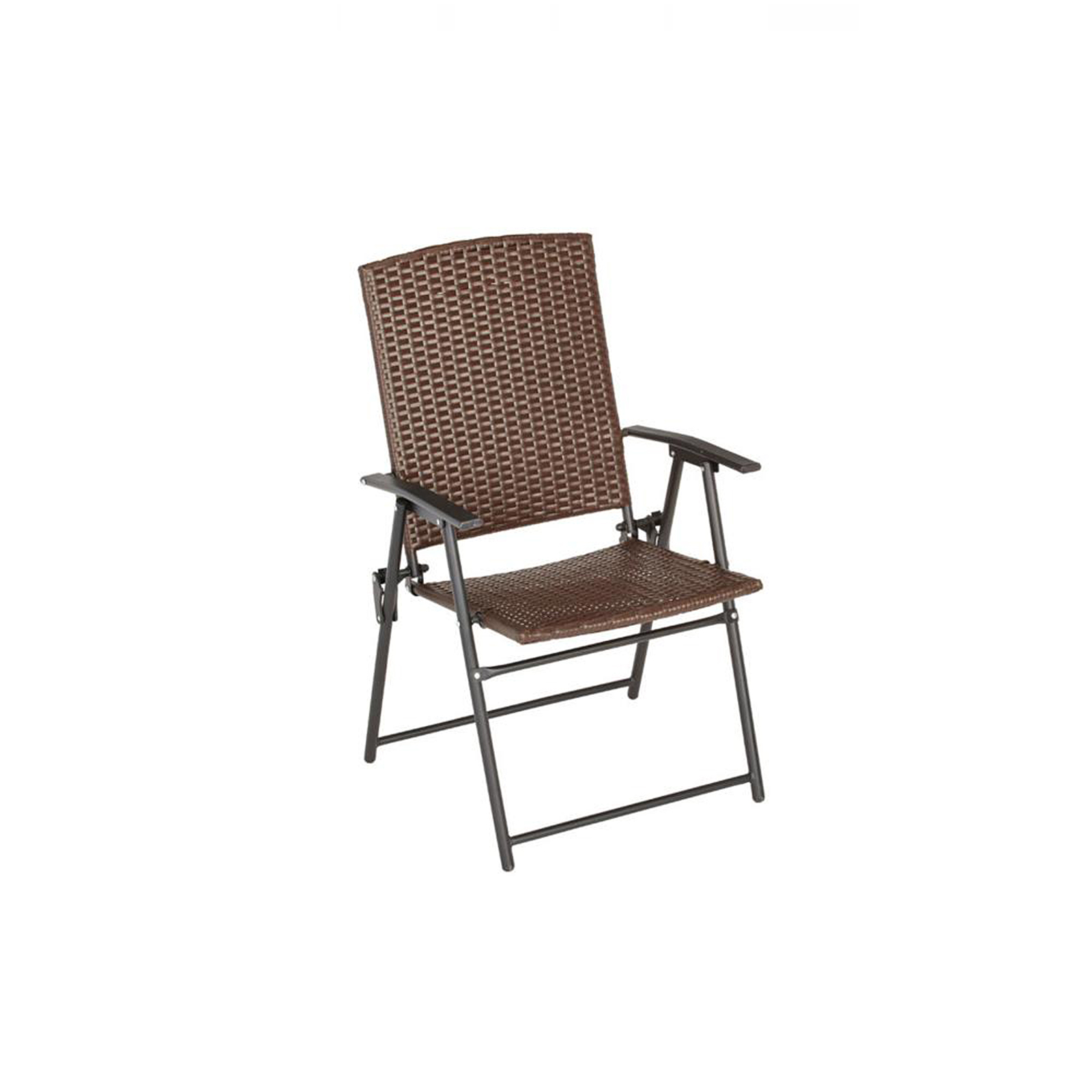 Living Accents Wicker Folding Patio Chair - Brown