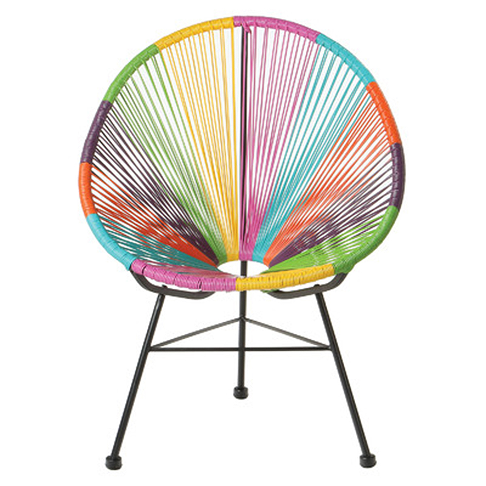 Joseph Allen Acapulco Plastic Patio Lounge Chair - Multicolor