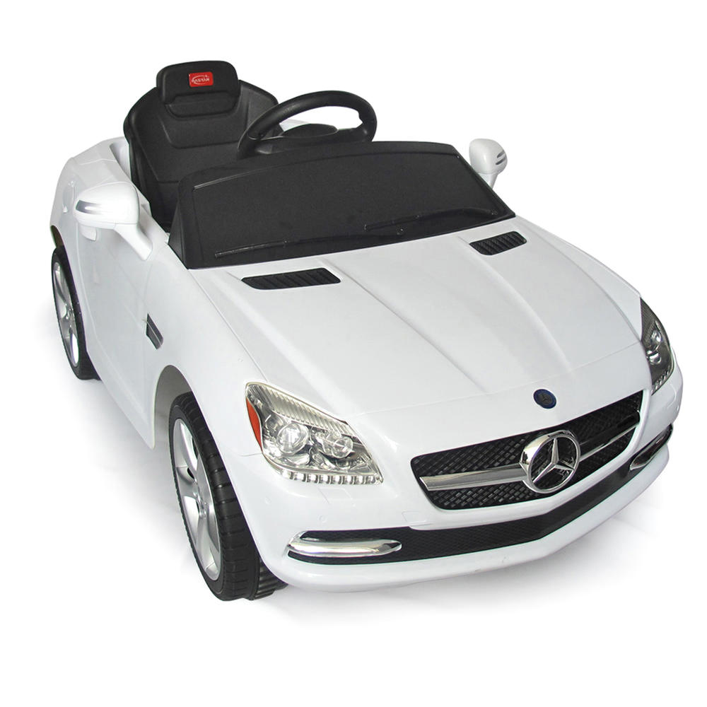 Aosom 6V Mercedes-Benz SLK Electric Ride-On Toy Car - White