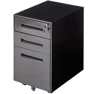 Goplus Rolling A4 3 Drawer Metal Filing Cabinet Sears Marketplace