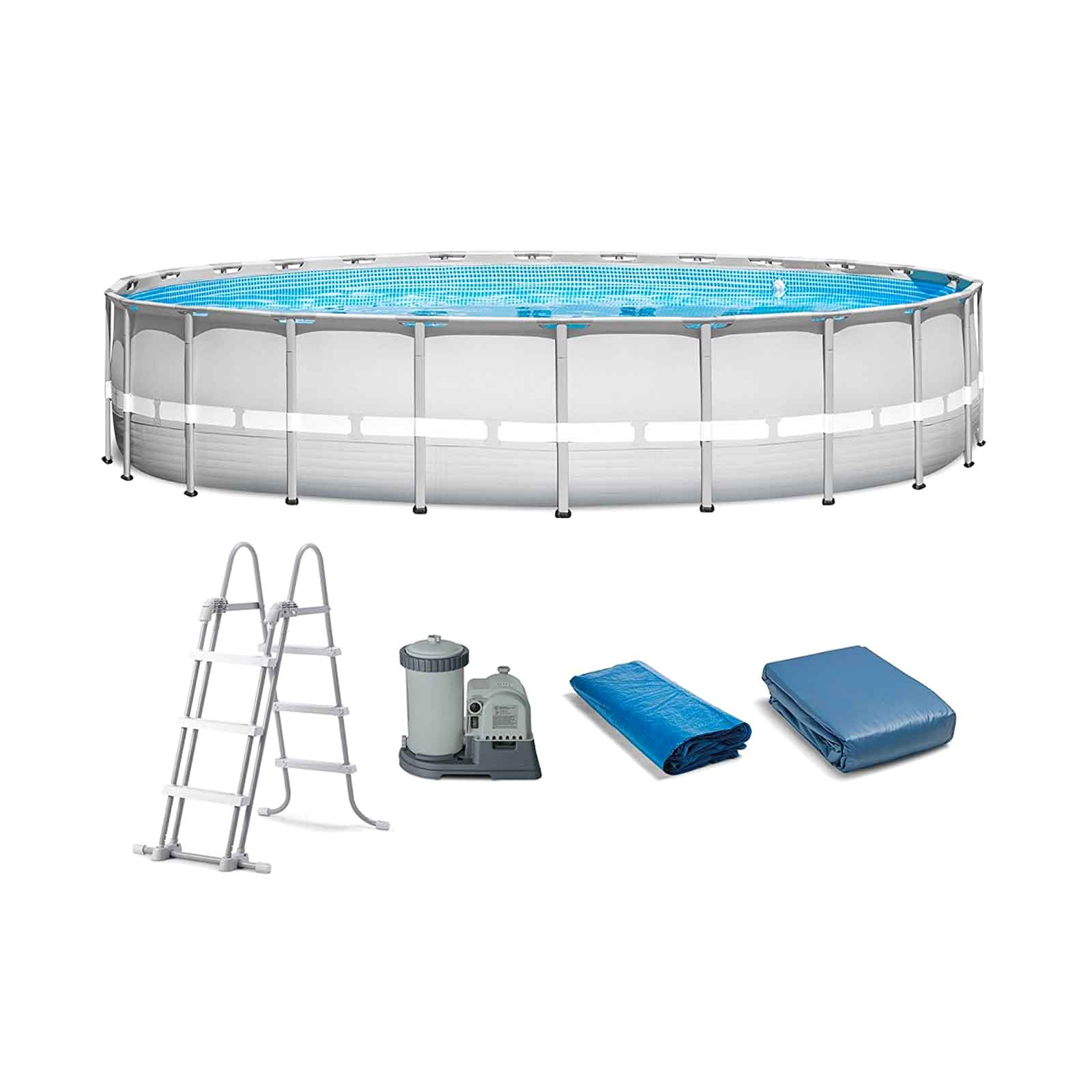 swimming intex pool frame pools sears ground above metal