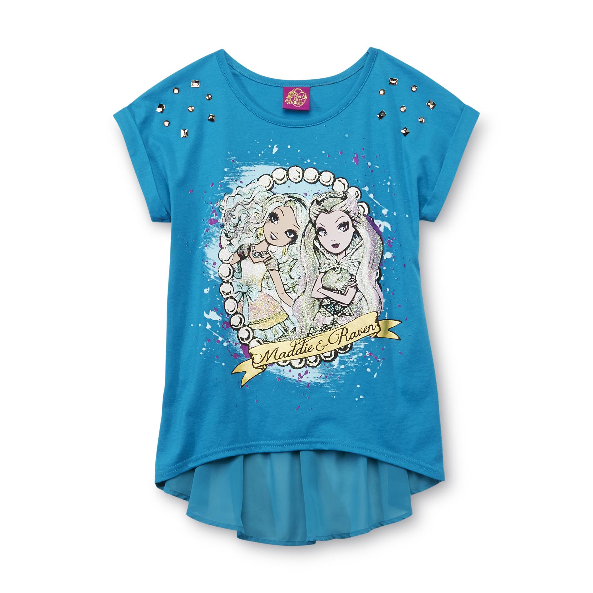 Ever After High Girl's Rhinestone Peplum Top - Rebels at Kmart.com