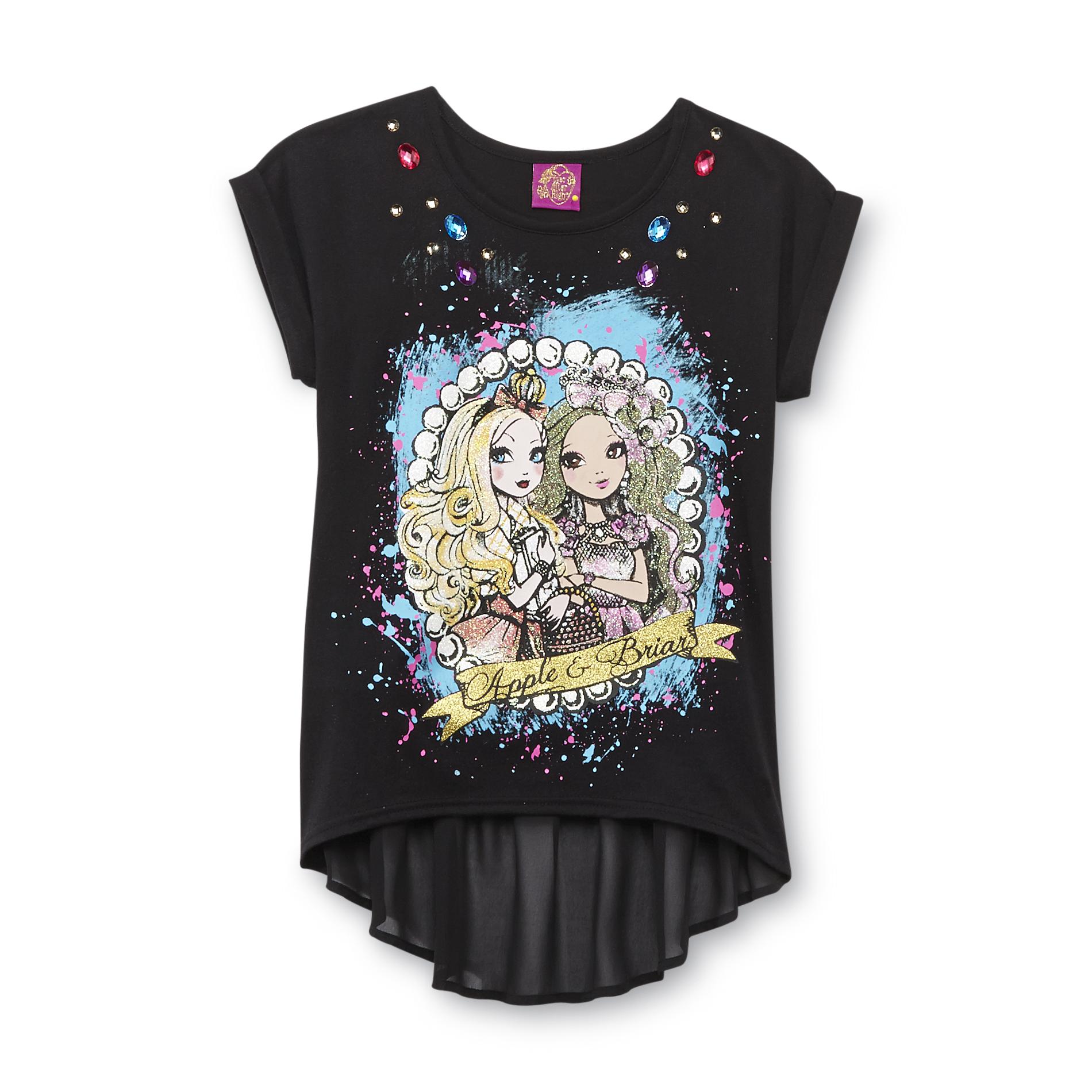 Ever After High Girl's Rhinestone Peplum Top - Royals at Kmart.com