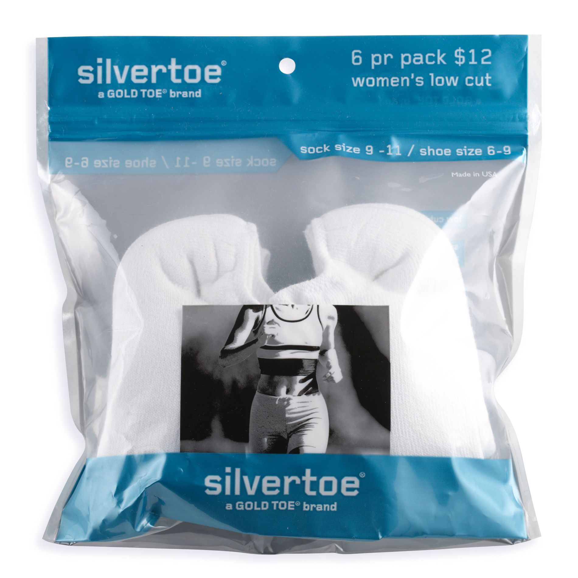 Silvertoe 6 Pair Low Cut at Sears.com