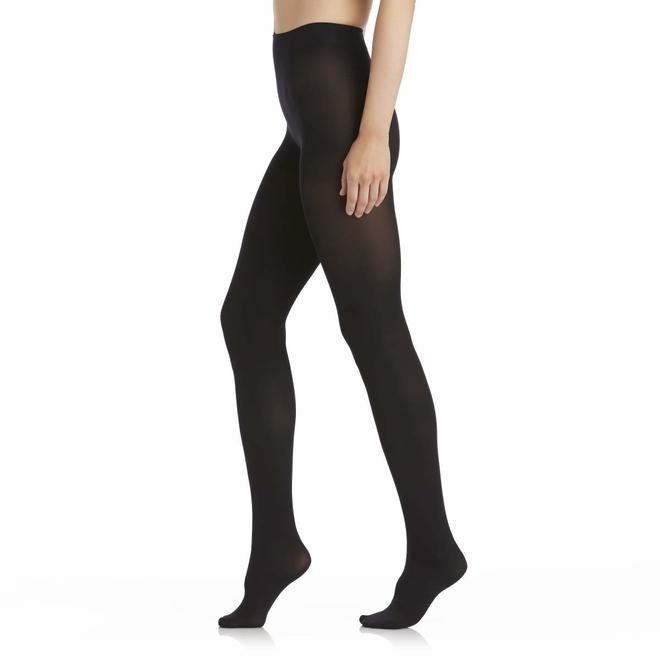 No Nonsense Women's Super Opaque Control Top Tights