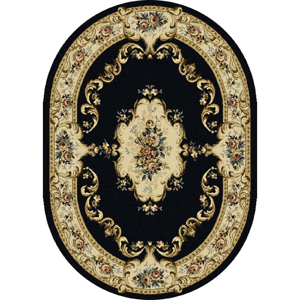 Laguna Angeline 5 ft. 3 in. x 7 ft. 3 in. Oval Traditional Area Rug