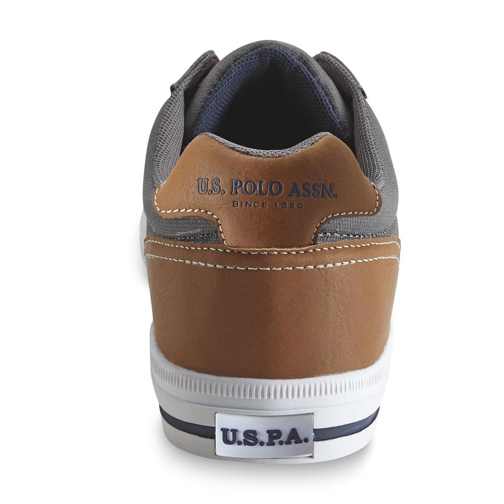 U.S. Polo Assn. Men's Helm Gray Casual Oxford Shoe