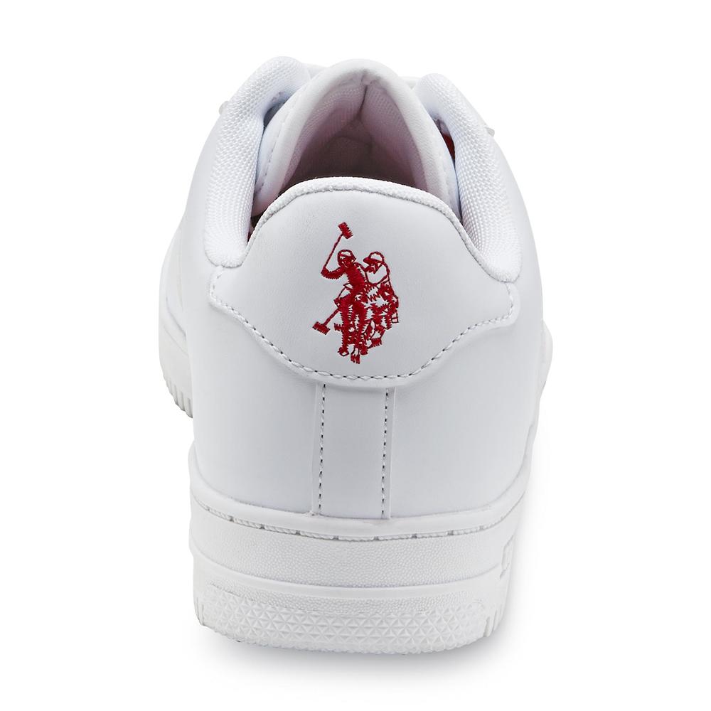 U.S. Polo Assn. Men's Branson White/Red Sneaker