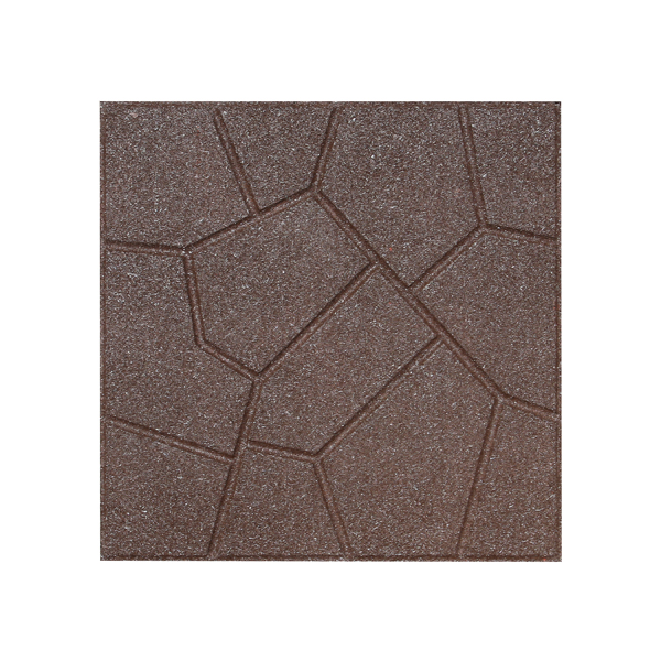 UPC 816101002504 product image for Rubberific Paver 16'' x 16'' Brown | upcitemdb.com