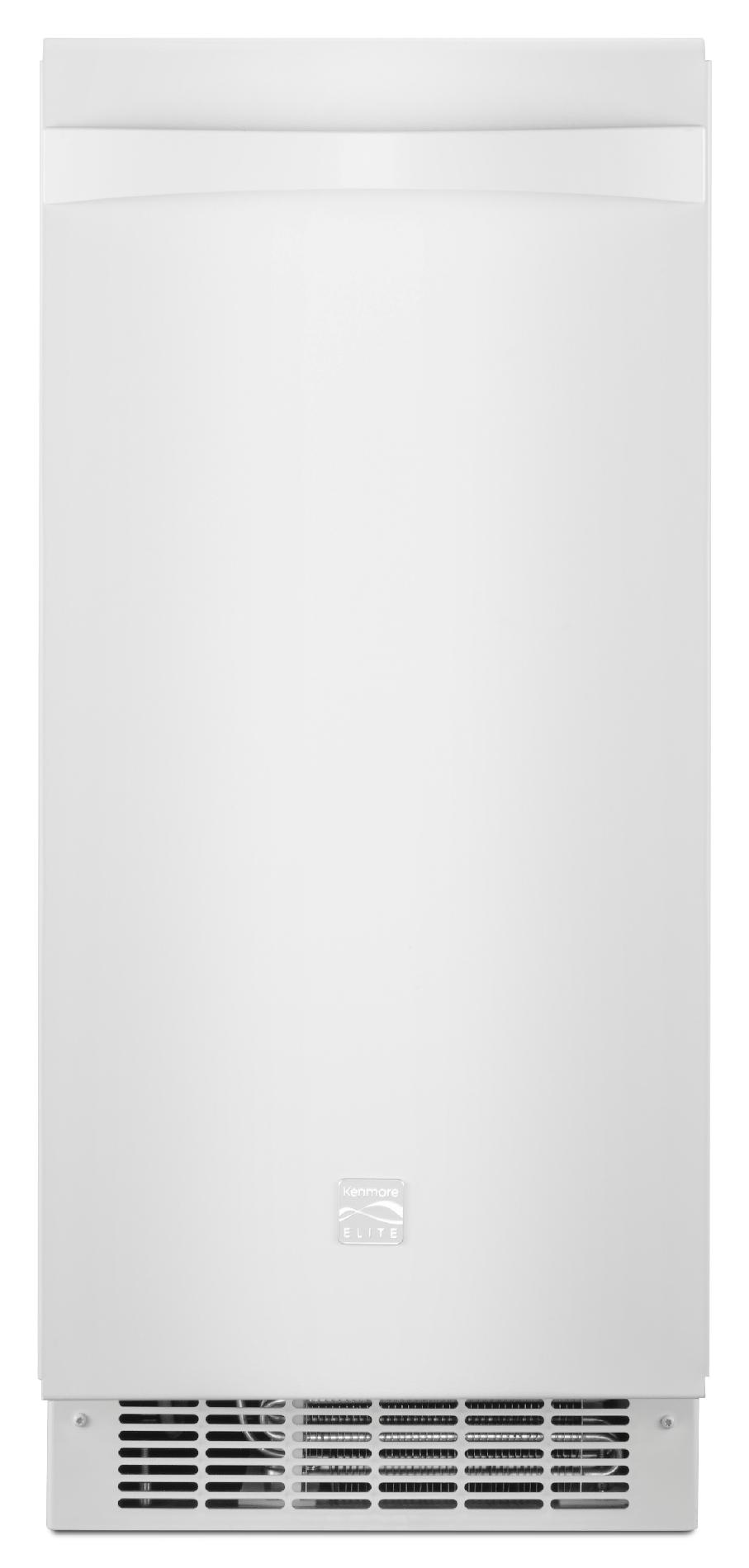 1104.93 Kenmore 15" Ice Maker w/ Drain Pump White Big Deal