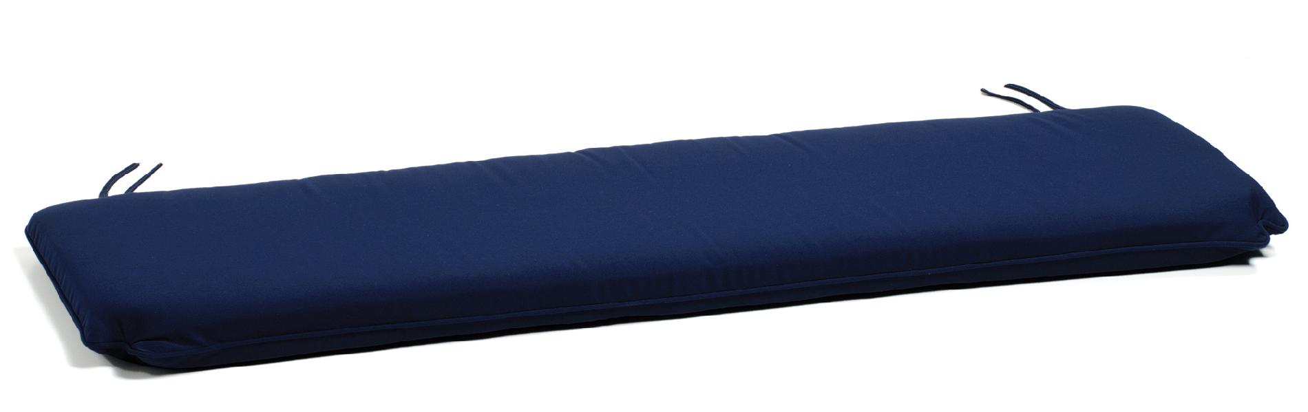4' Bench Cushion, Sunbrella&reg; Fabric, Navy