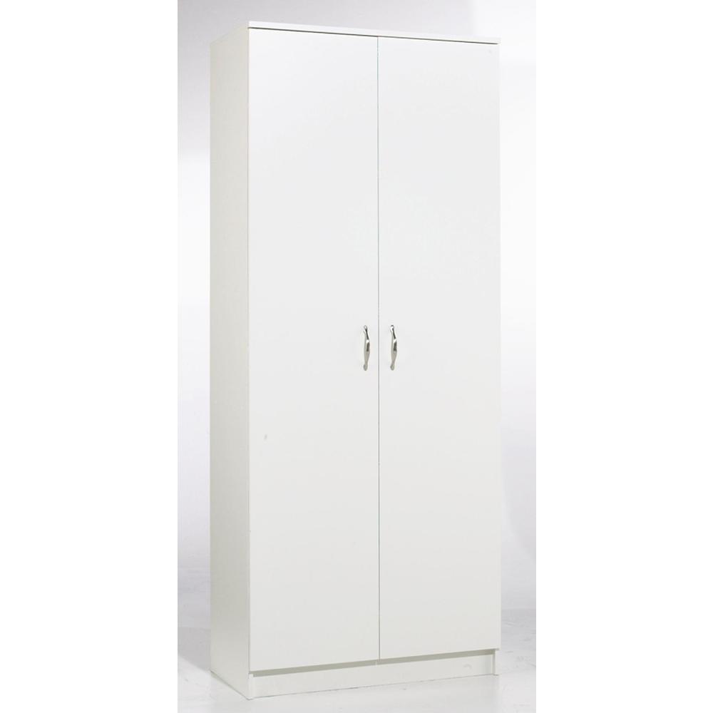 White 2 Door Storage Cabinet
