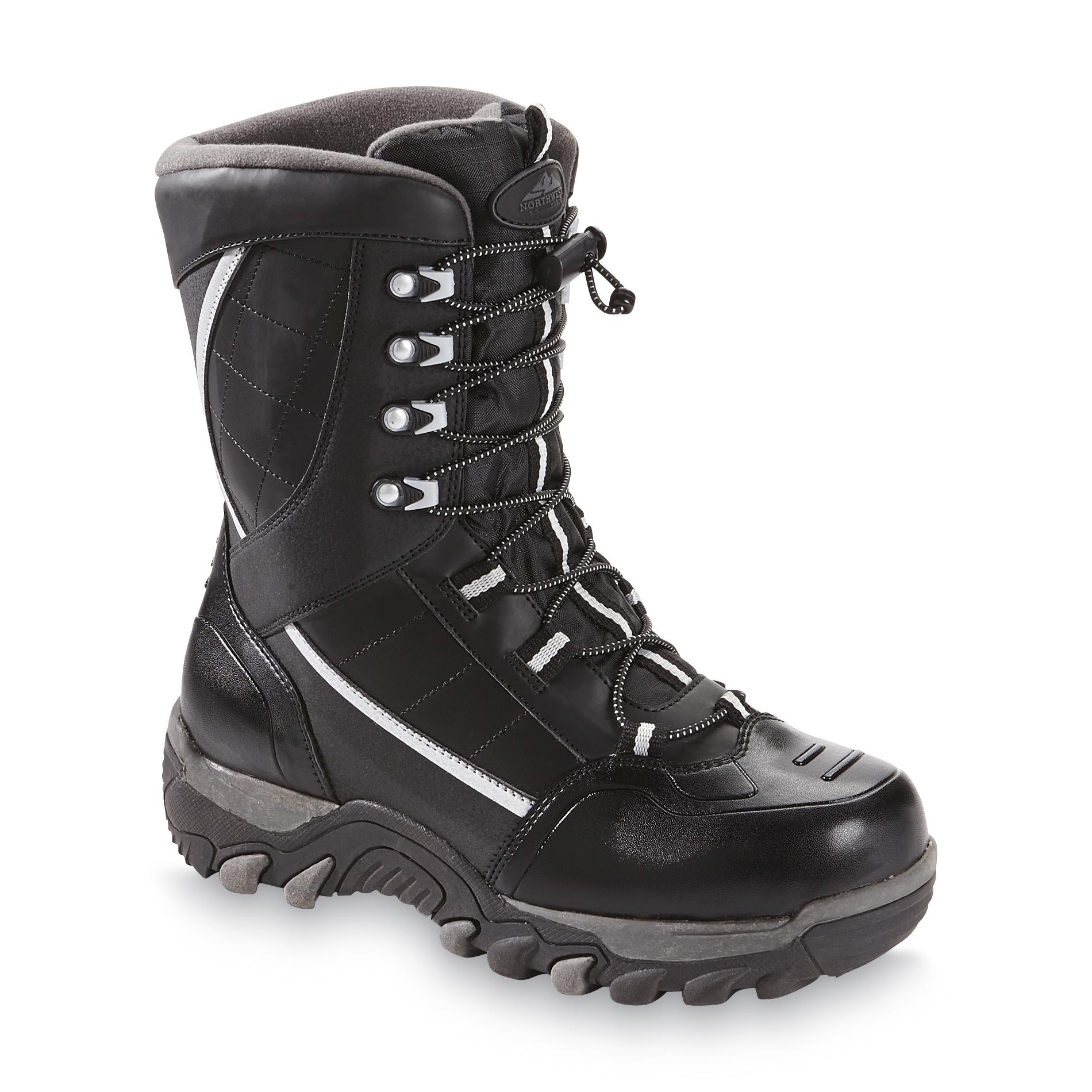 Northwest Territory Men's Jerry5 Black/Gray 11" Winter Boot Shop Your