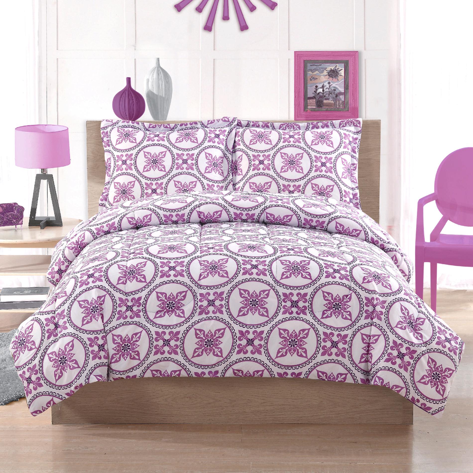 Baroque Circles Twin Comforter with Sham