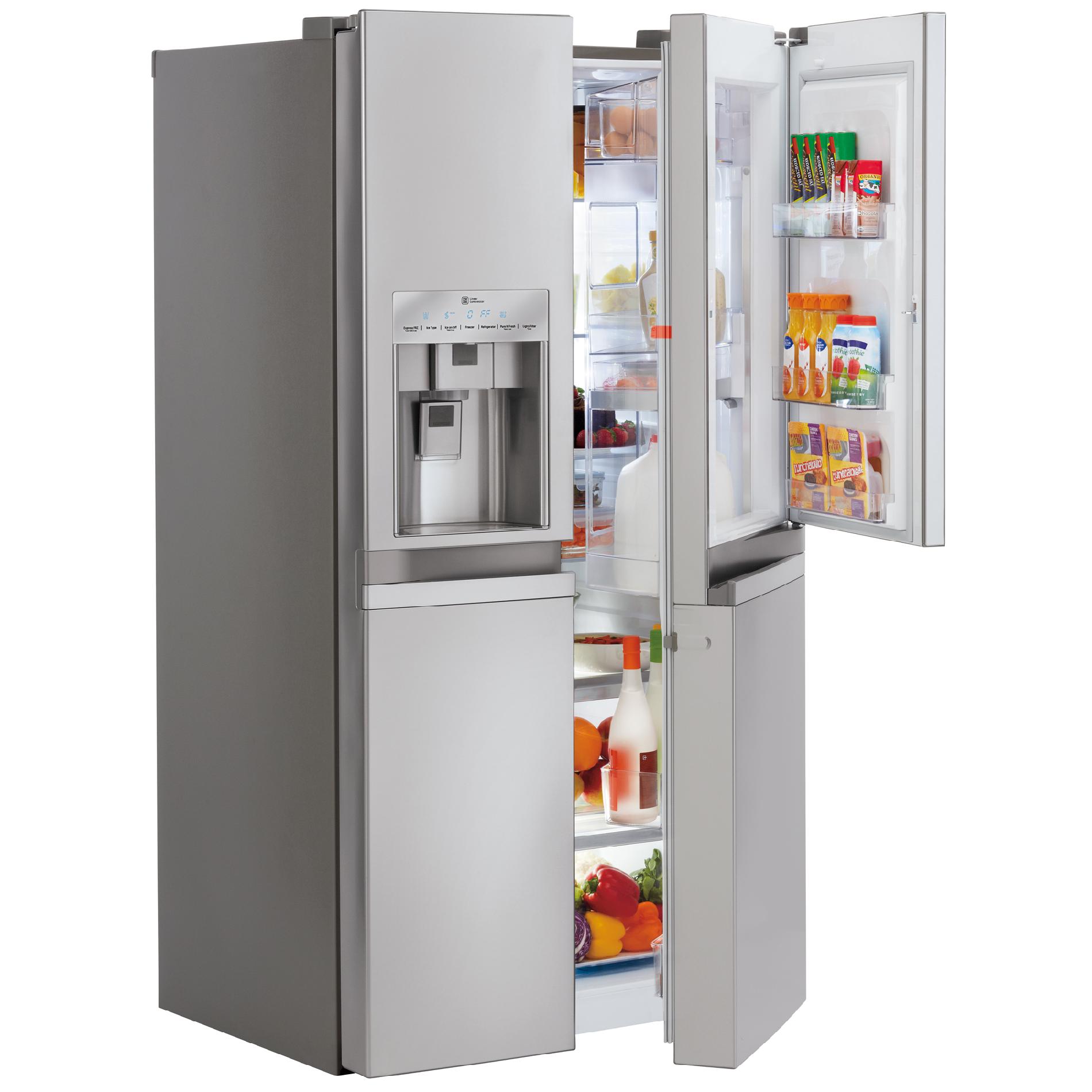 LG LSC22991ST 21.5 cu. ft. Counter-Depth Lar Capacity SxS Refrigerator with Door