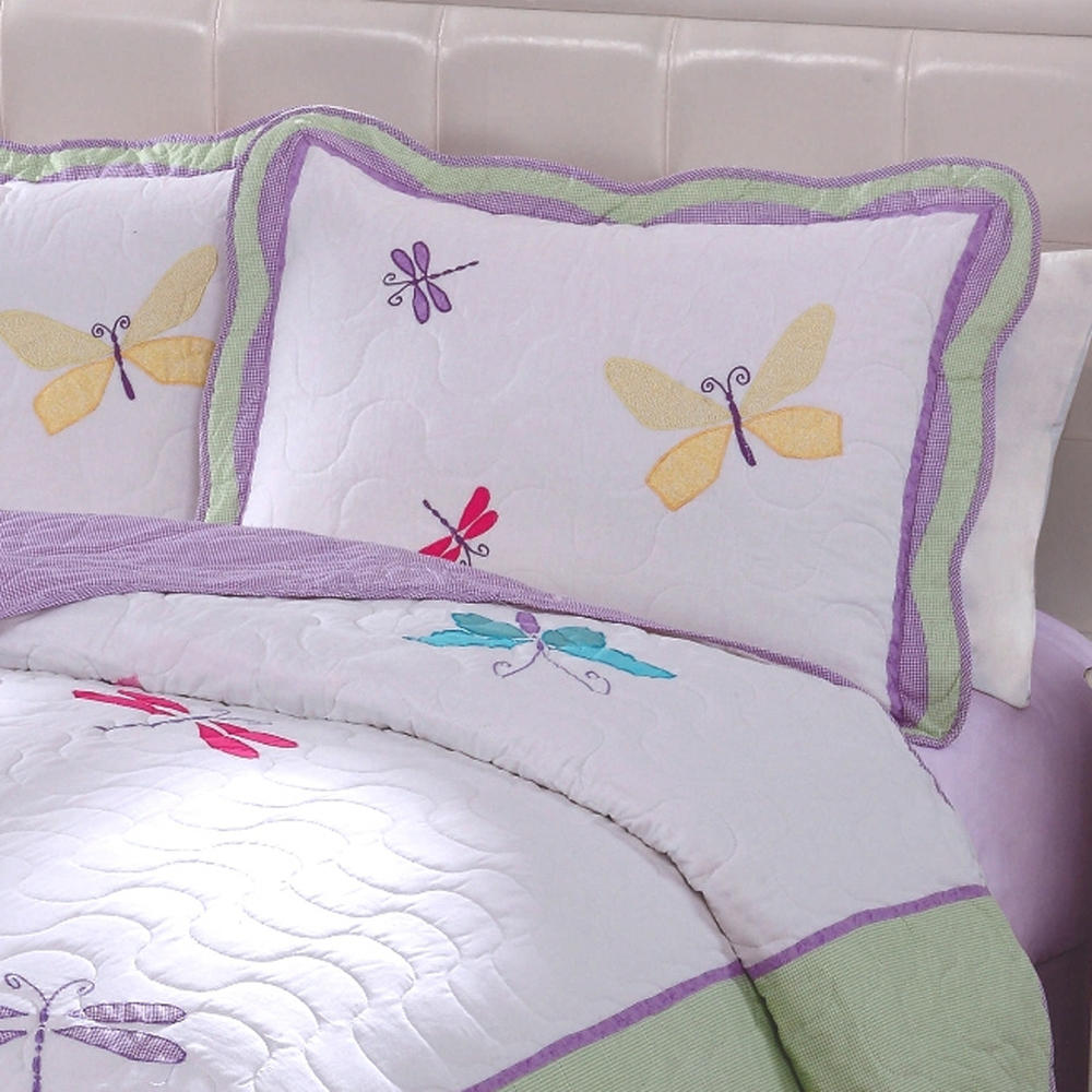 Dragonfly Butterfly Quilt Set with Sham(s)