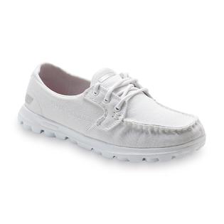 Skechers Women's On The GO Unite White Boat Shoe Clothing, Shoes & Jewelry Shoes Women's