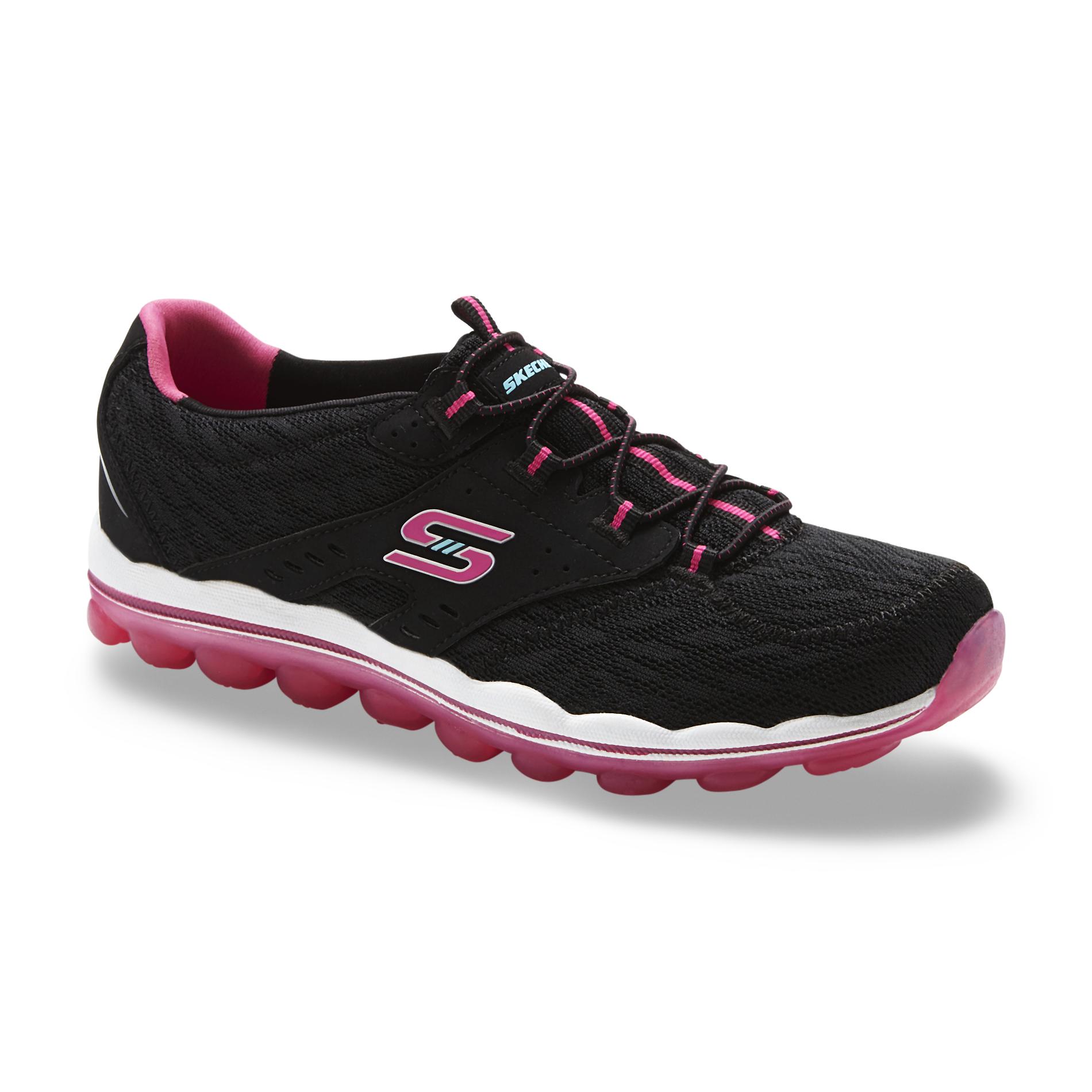 UPC 888222440886 Women's Black/Pink SkechAir Lite Athletic Shoe