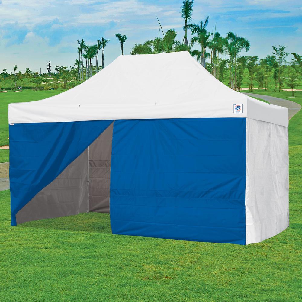 15' Middle Zipper Instant Shelter Sidewall - Blue