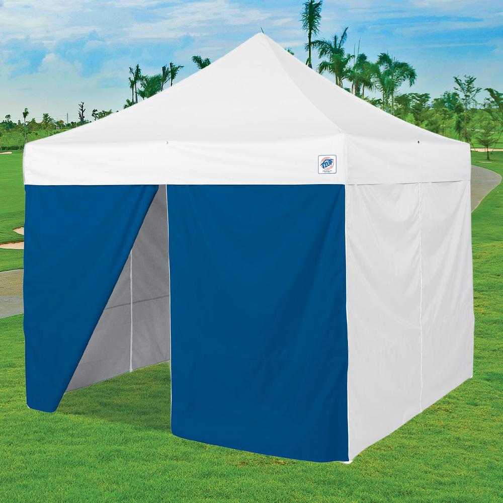 10' Middle Zipper Instant Shelter Sidewall - Blue