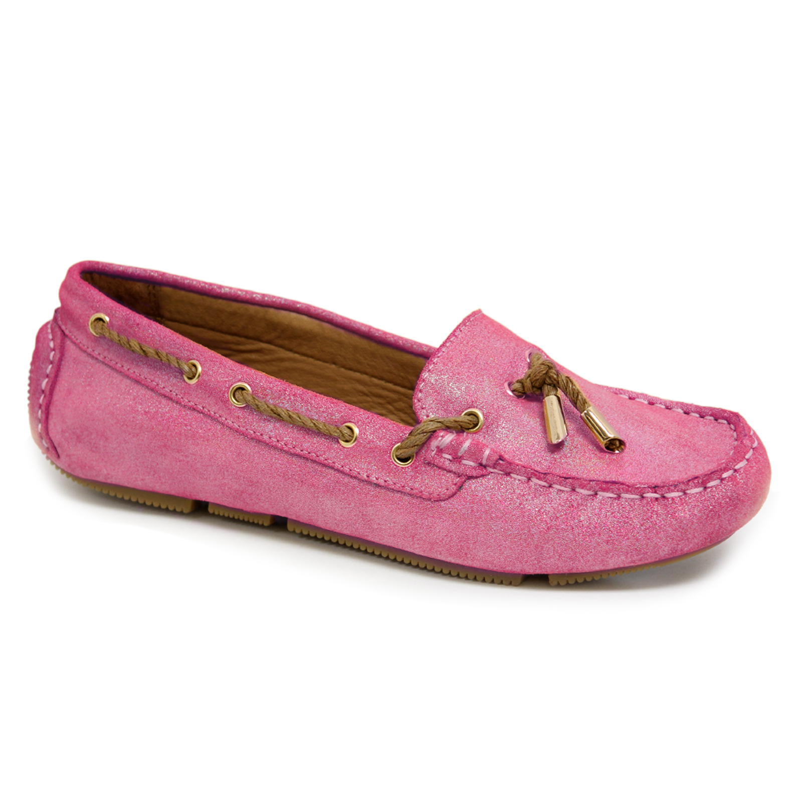 Women's 100% leather Comfort-Arch insole Pink Elite Moc