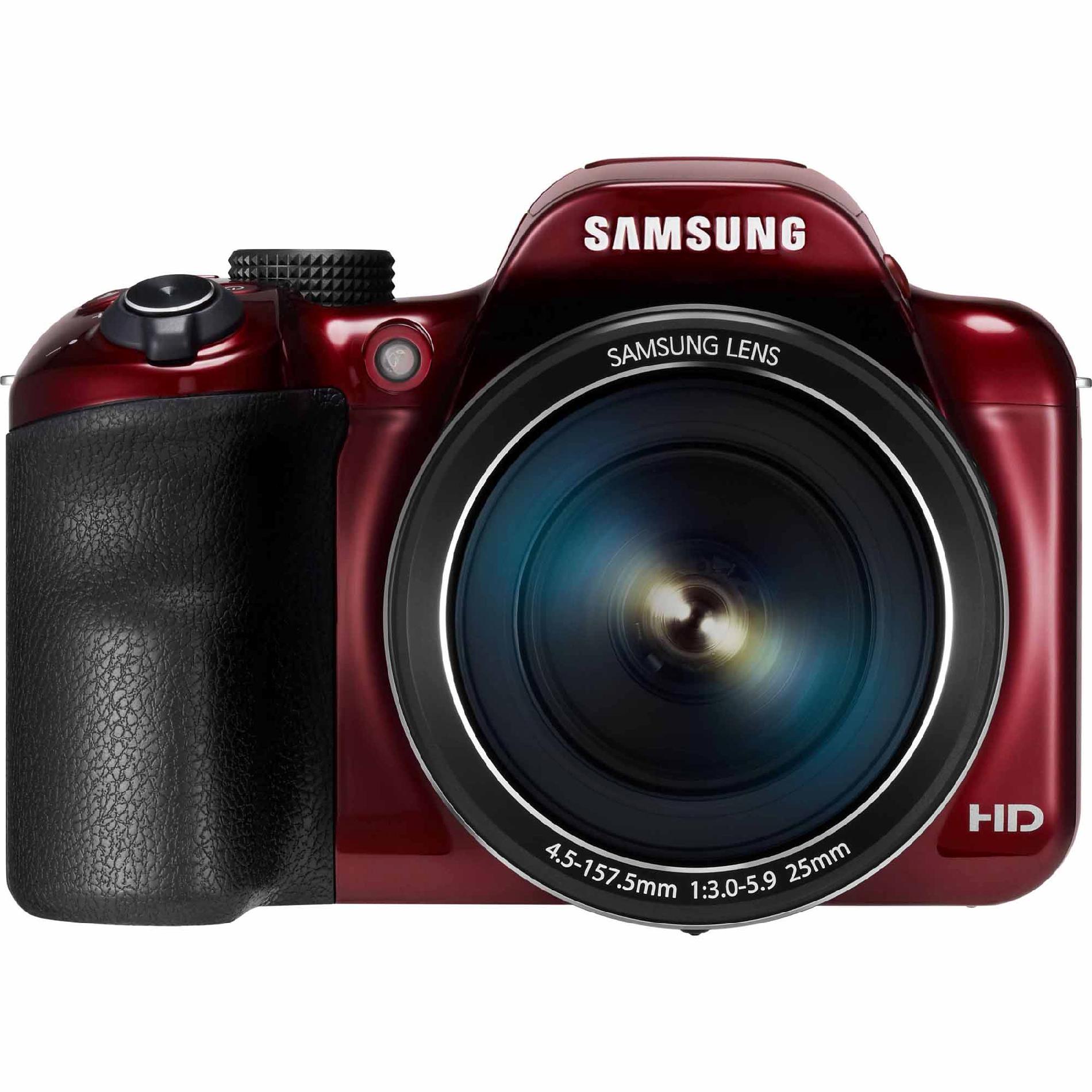 16.2-Megapixel WB1100F Smart Digital Camera - Red